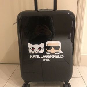 Karl Lagerfeld Paris Baggage Case Luggage NWT $499